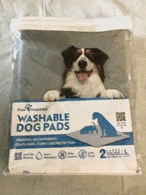 NEW Paw Inspired Set of Two Large Washable Dog Pads